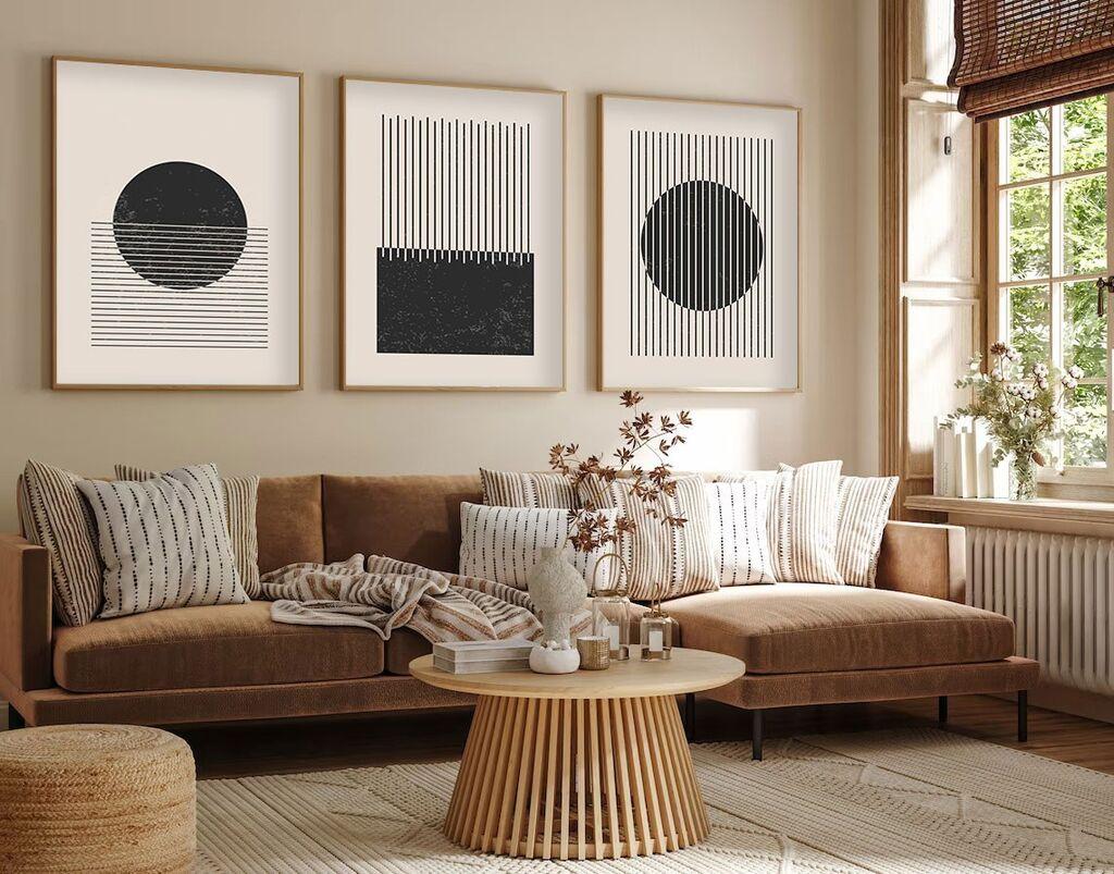 Wallity Uramljena slika Huhu212, 30x40 cm , 3 dela