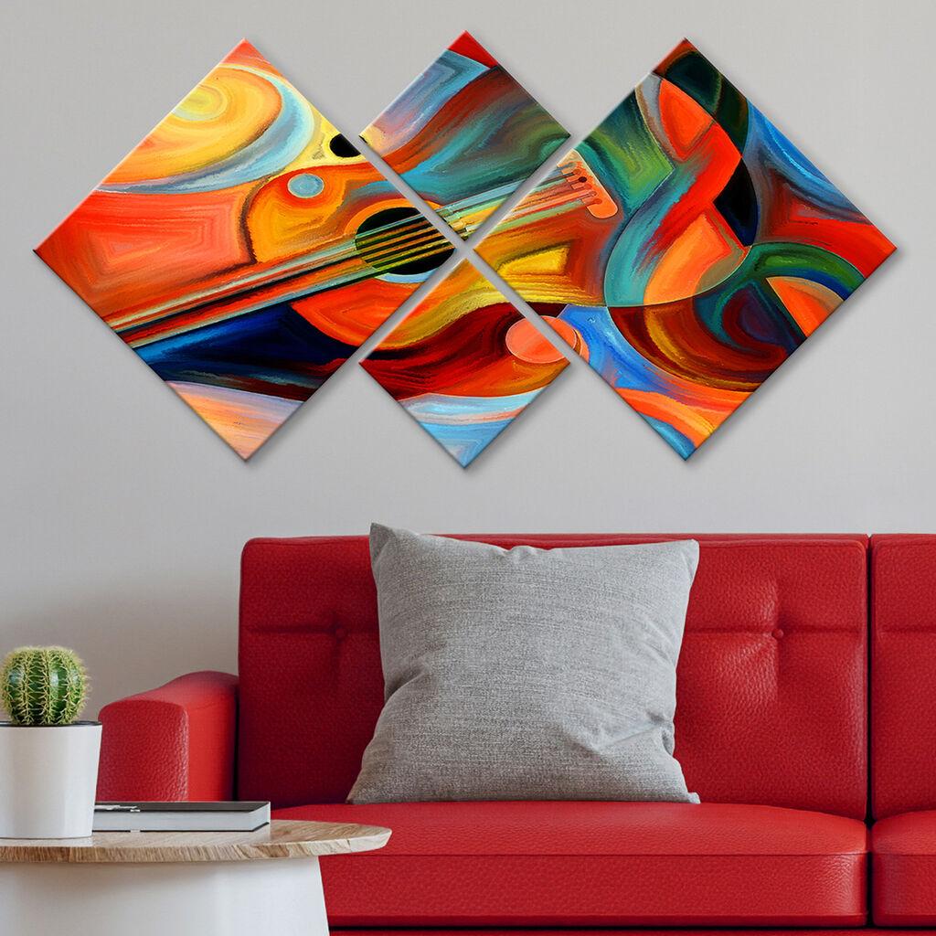 Wallity Slika 4MDF225928465, 60x115 cm, 4 dela