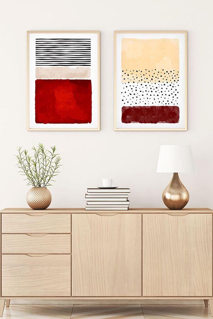 Wallity Uramljena slika Huhu56, 35x50 cm , 2 dela