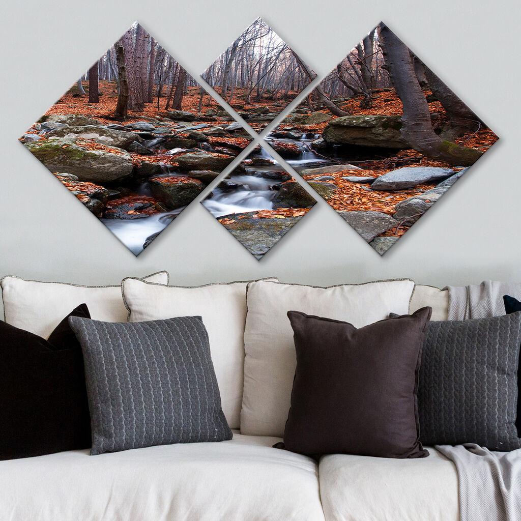 Wallity Slika 4MDF106254341, 60x115 cm, 4 dela