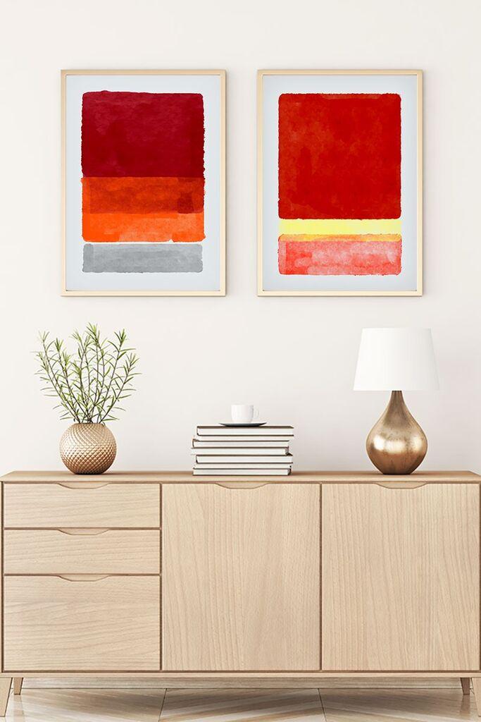Wallity Uramljena slika Huhu93, 30x40 cm , 2 dela