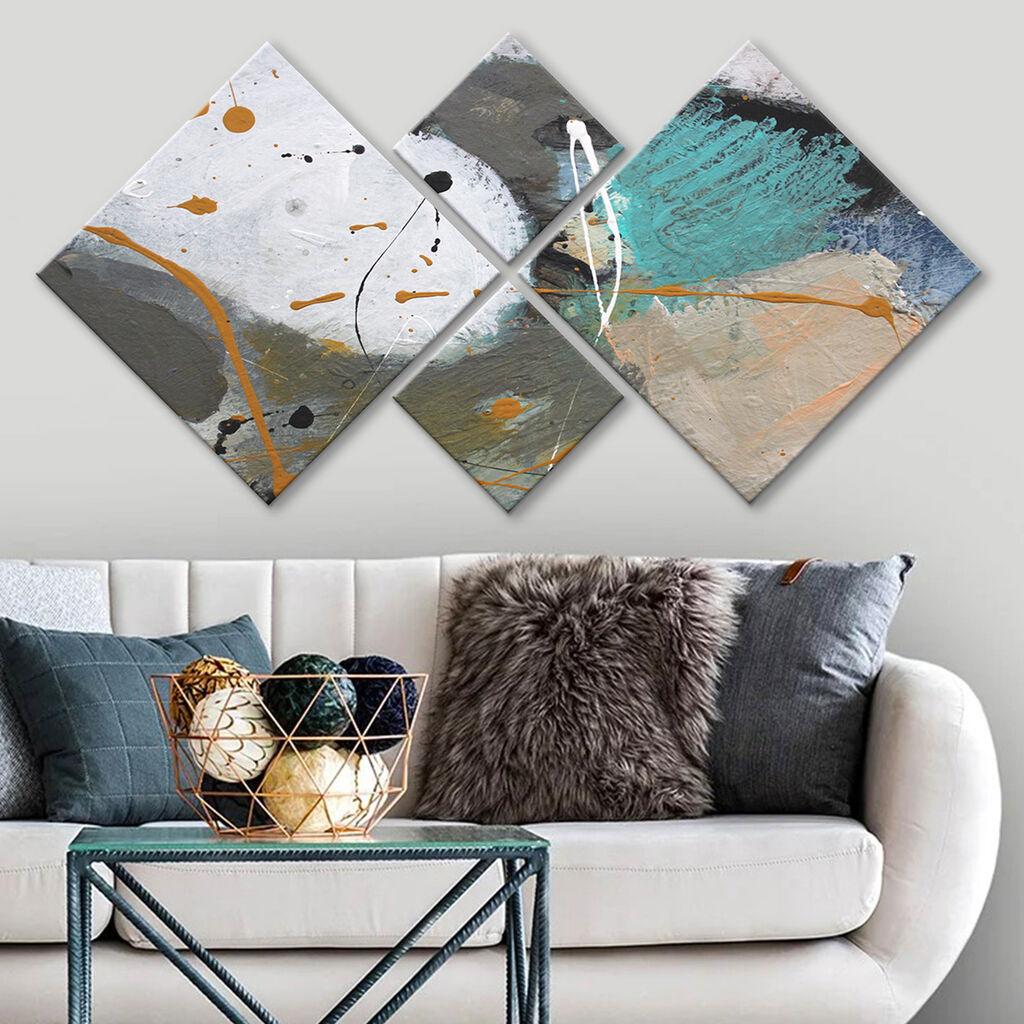 Wallity Slika 4MDF1832594821, 60x115 cm, 4 dela