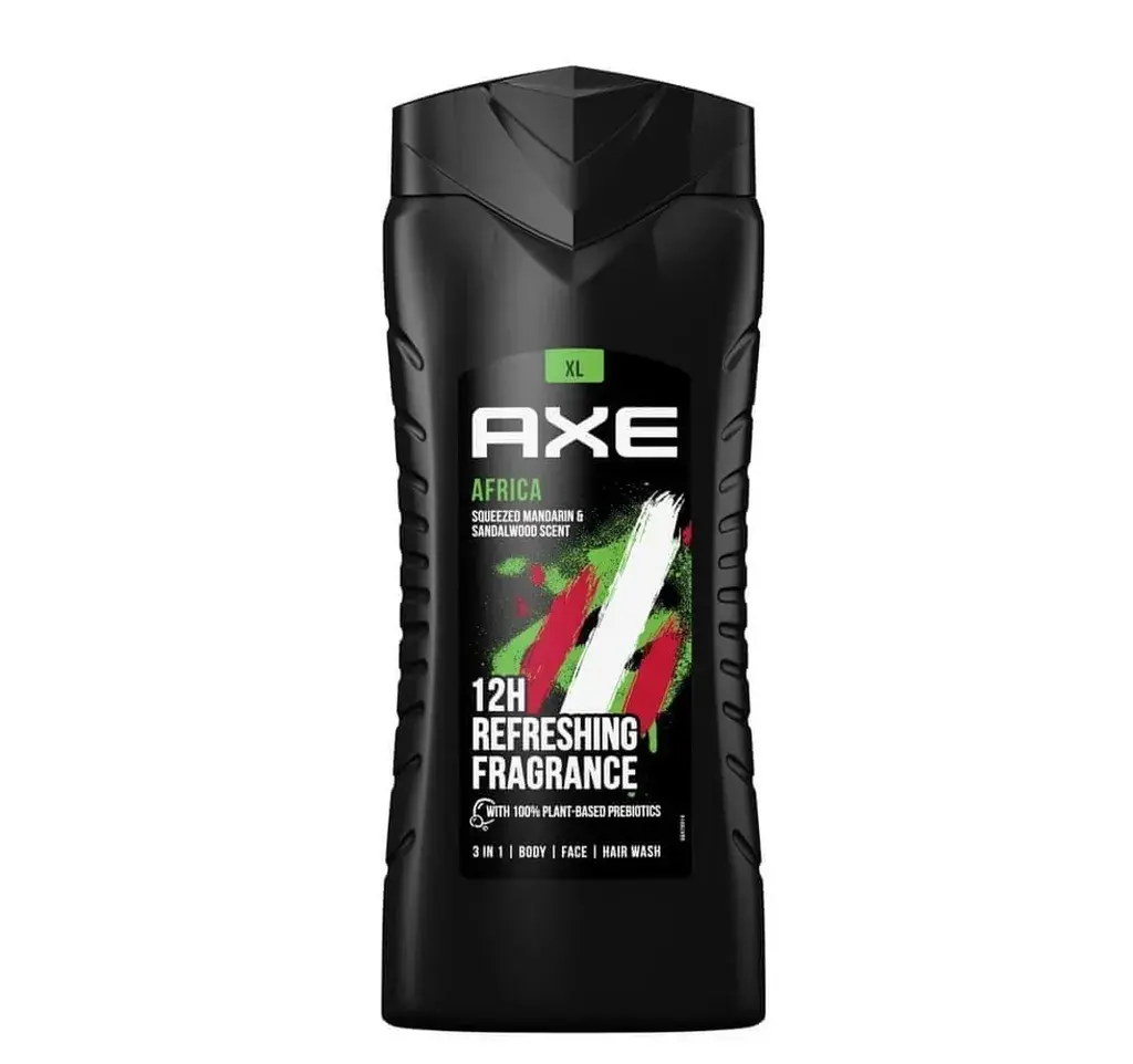 Axe Gel Africa, 3 u 1, 400ml
