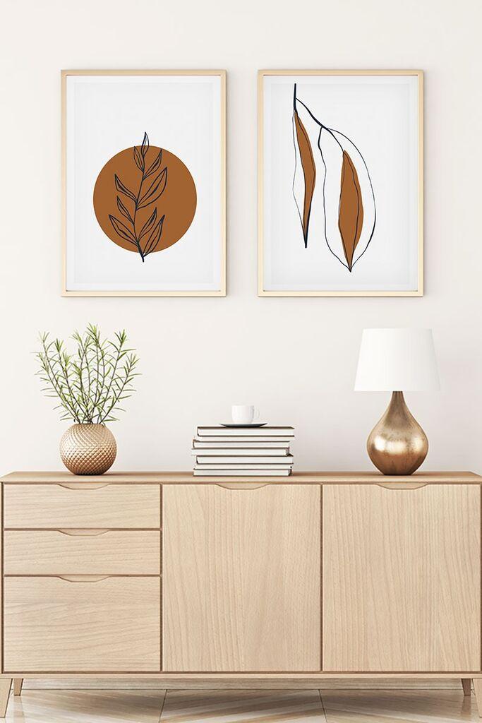 Wallity Uramljena slika Huhu109, 20x30 cm , 2 dela