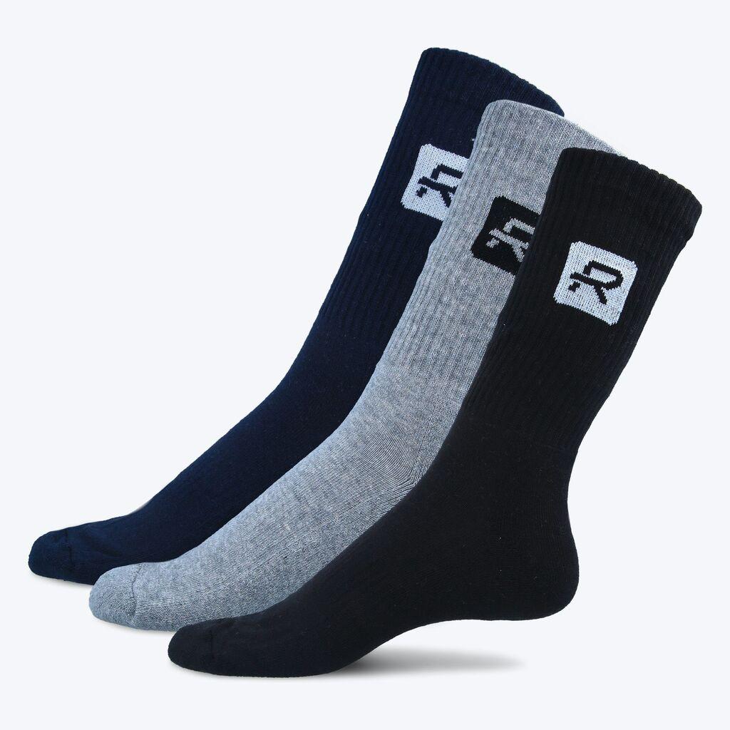 Rang Čarape Classic High Chubby, 3 komada, Višebojne