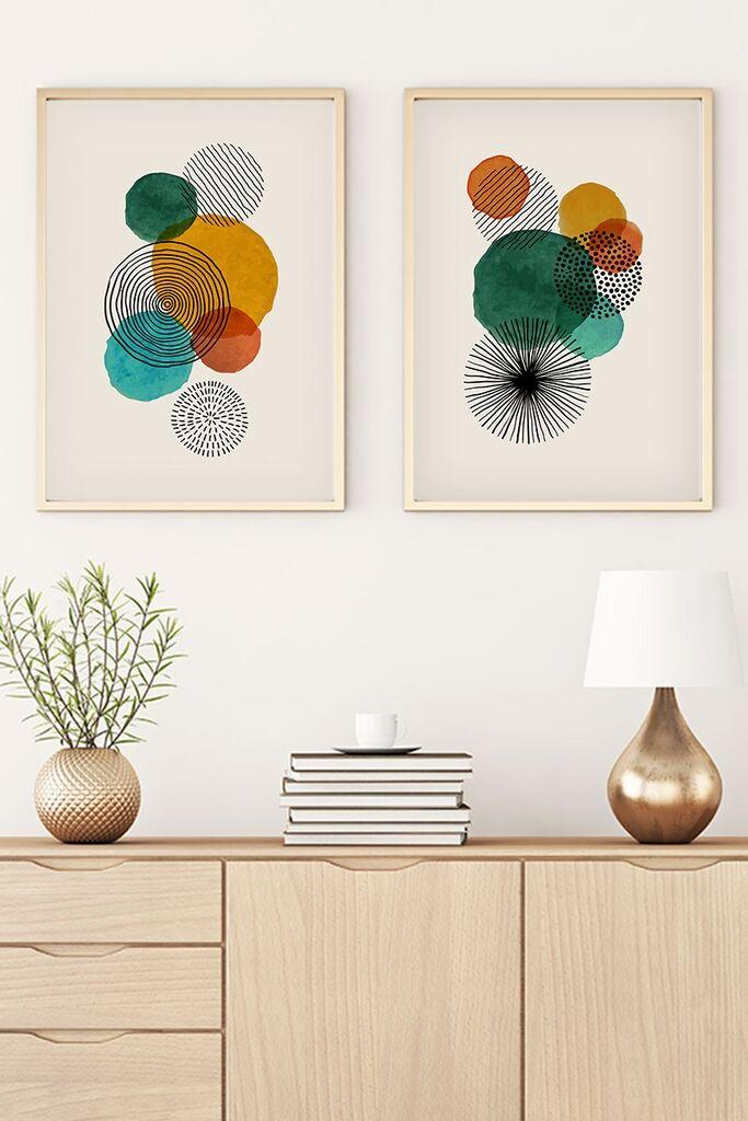 Wallity Uramljena slika Huhu32, 35x50 cm , 2 dela