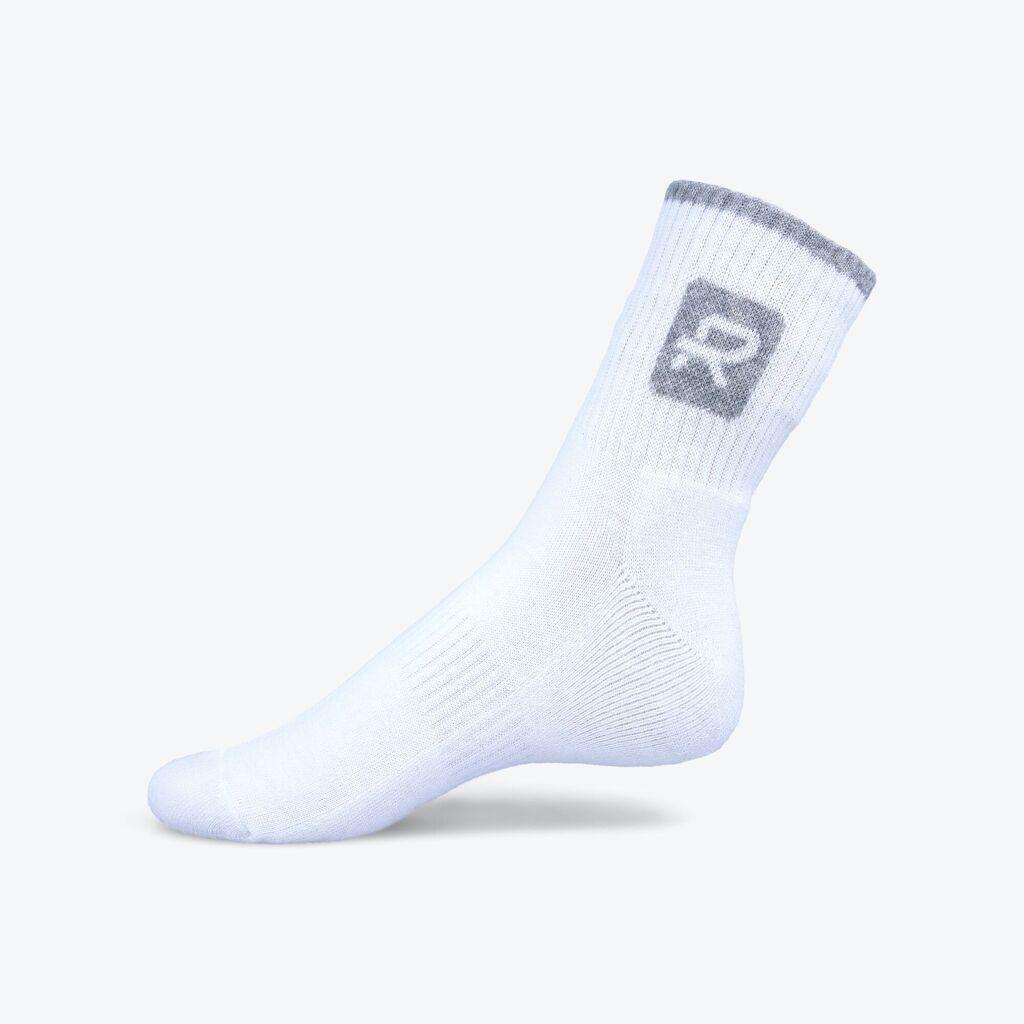 Rang Ženske čarape Classic Middle Chubby, Bele