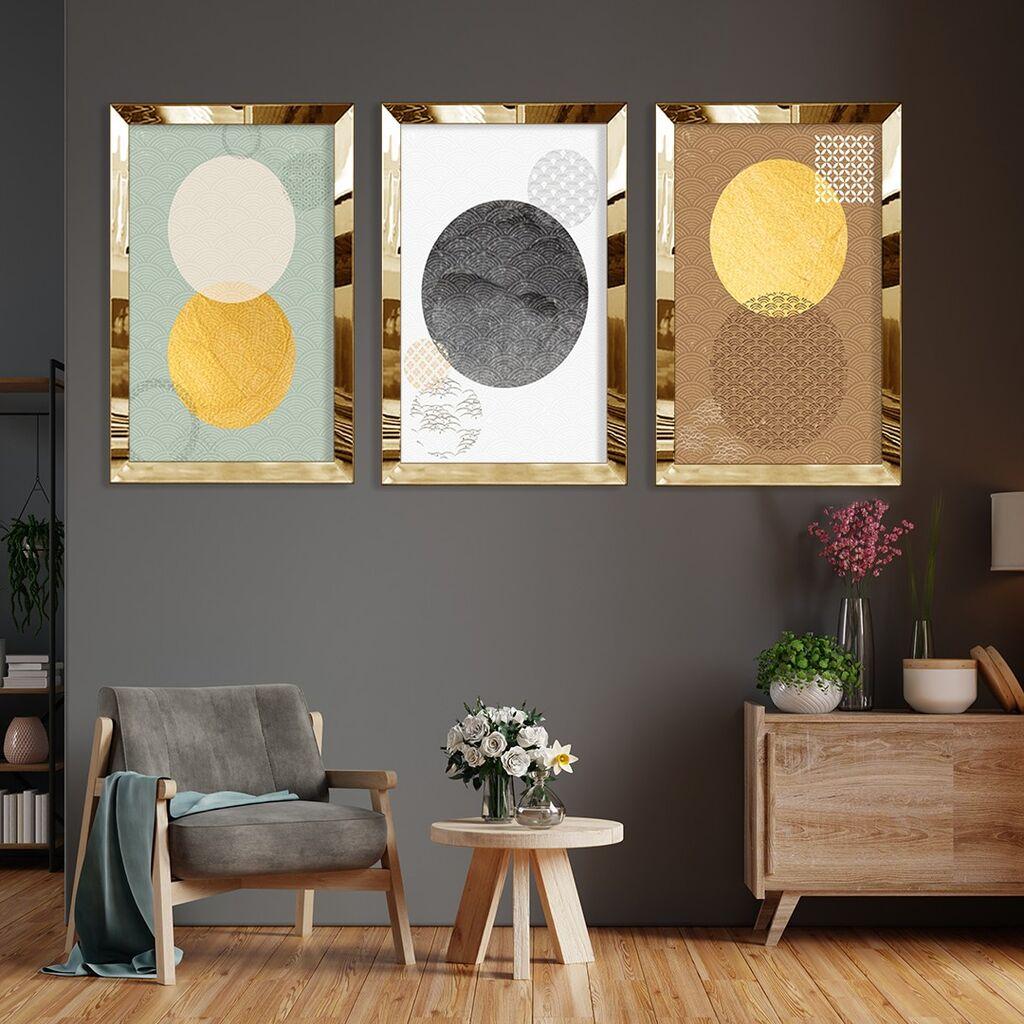 Wallity Slika Huhu397, 30x40 cm, 3 dela