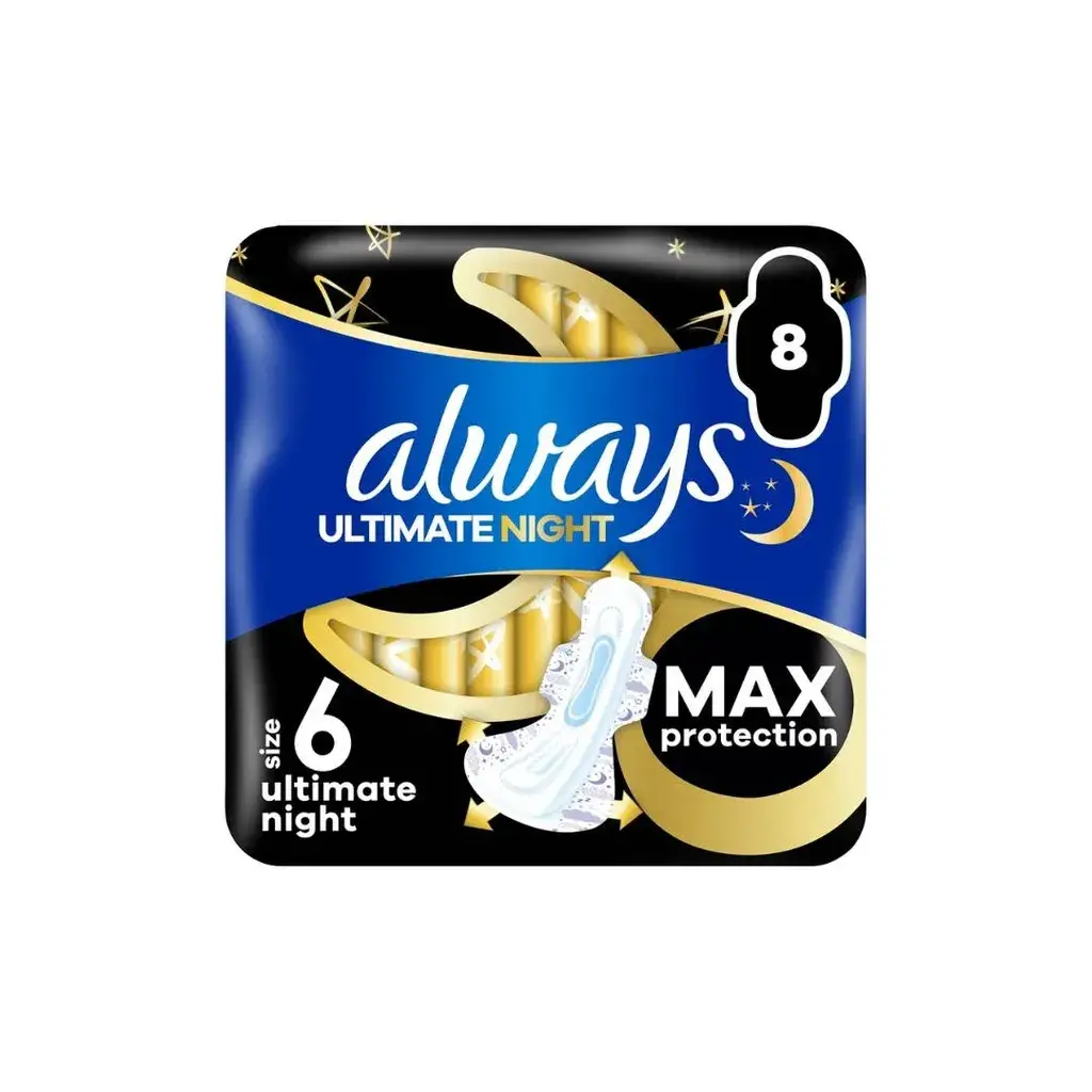 Always Noćni ulošci Ultimate night,  8 komada