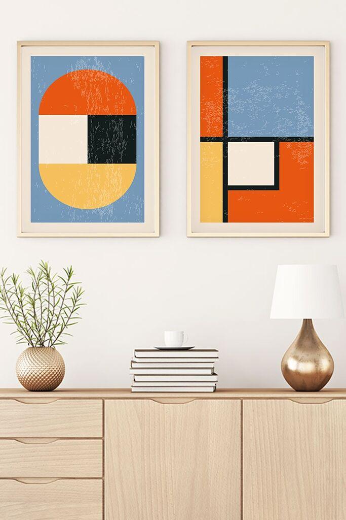Wallity Uramljena slika Huhu15, 35x50 cm , 2 dela
