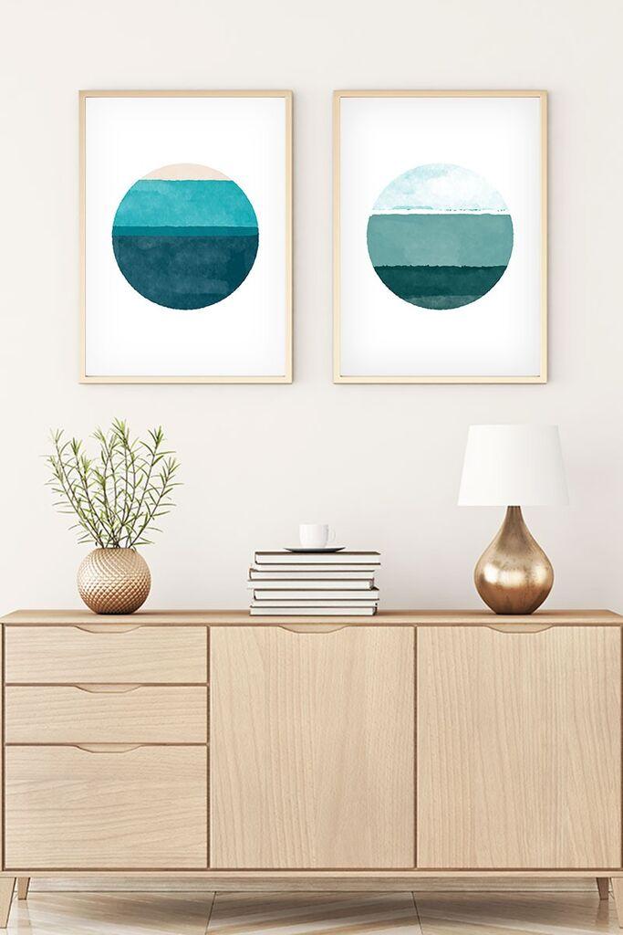 Wallity Uramljena slika Huhu72, 35x50 cm , 2 dela