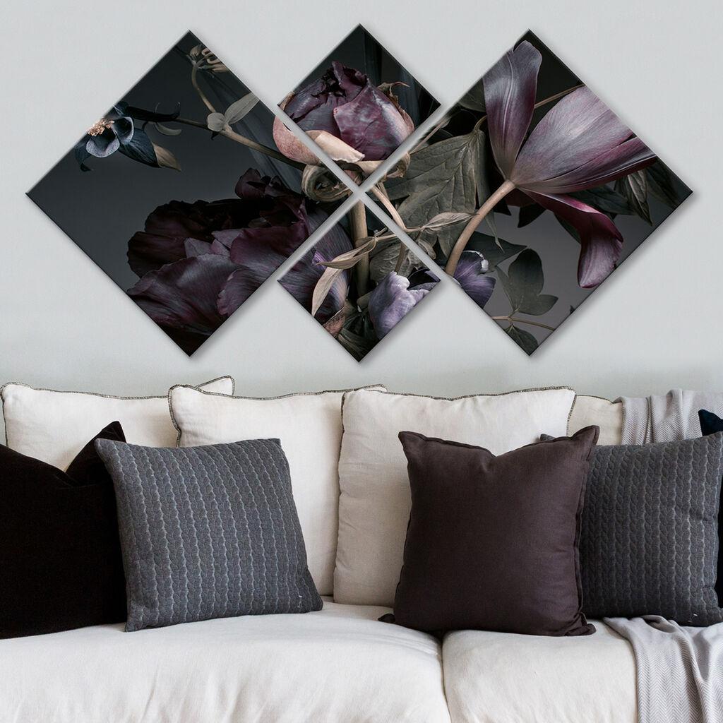 Wallity Slika 4MDF1413272651, 60x115 cm, 4 dela