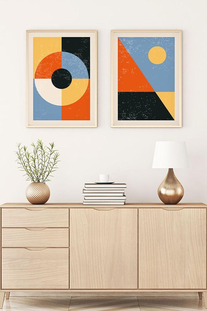 Wallity Uramljena slika Huhu10, 50x70 cm , 2 dela