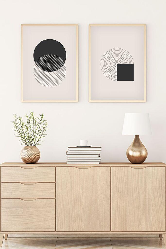 Wallity Uramljena slika Huhu86, 20x30 cm , 2 dela