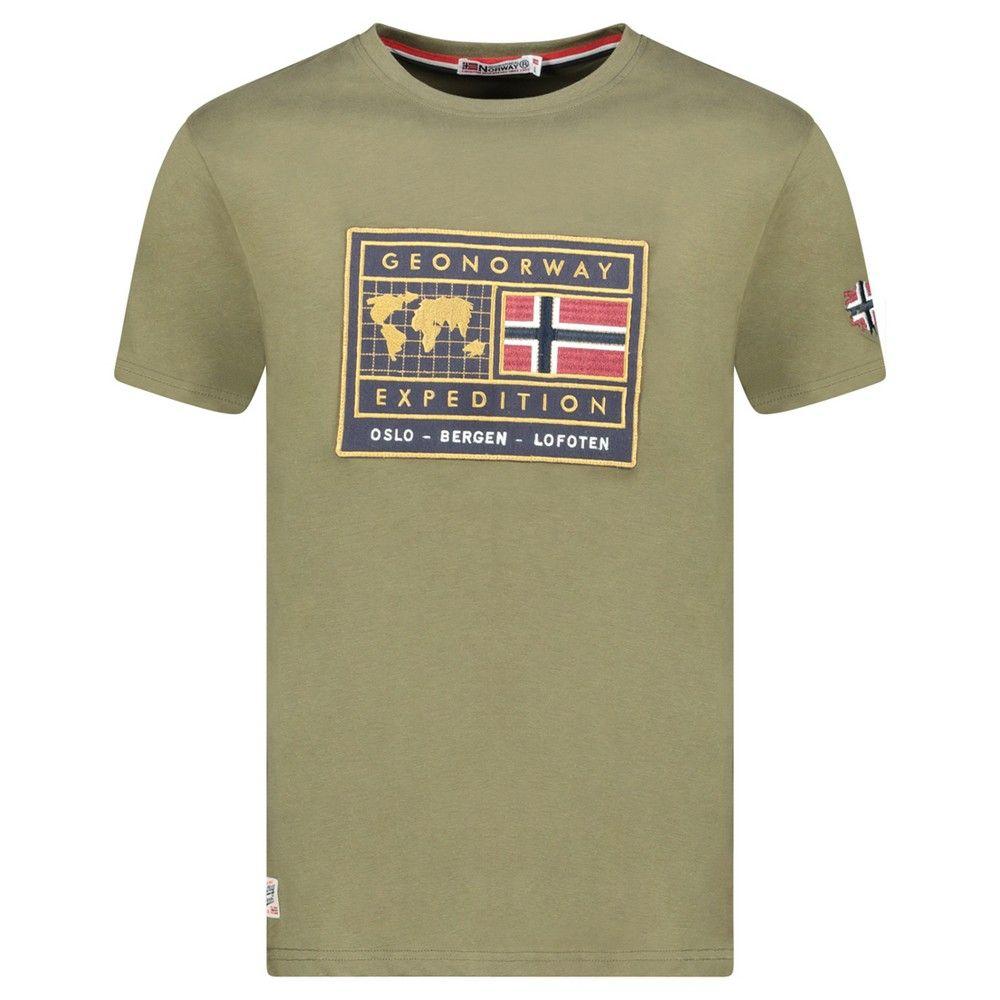 Geographical Norway Muška majica Jofoten db 254, Kaki