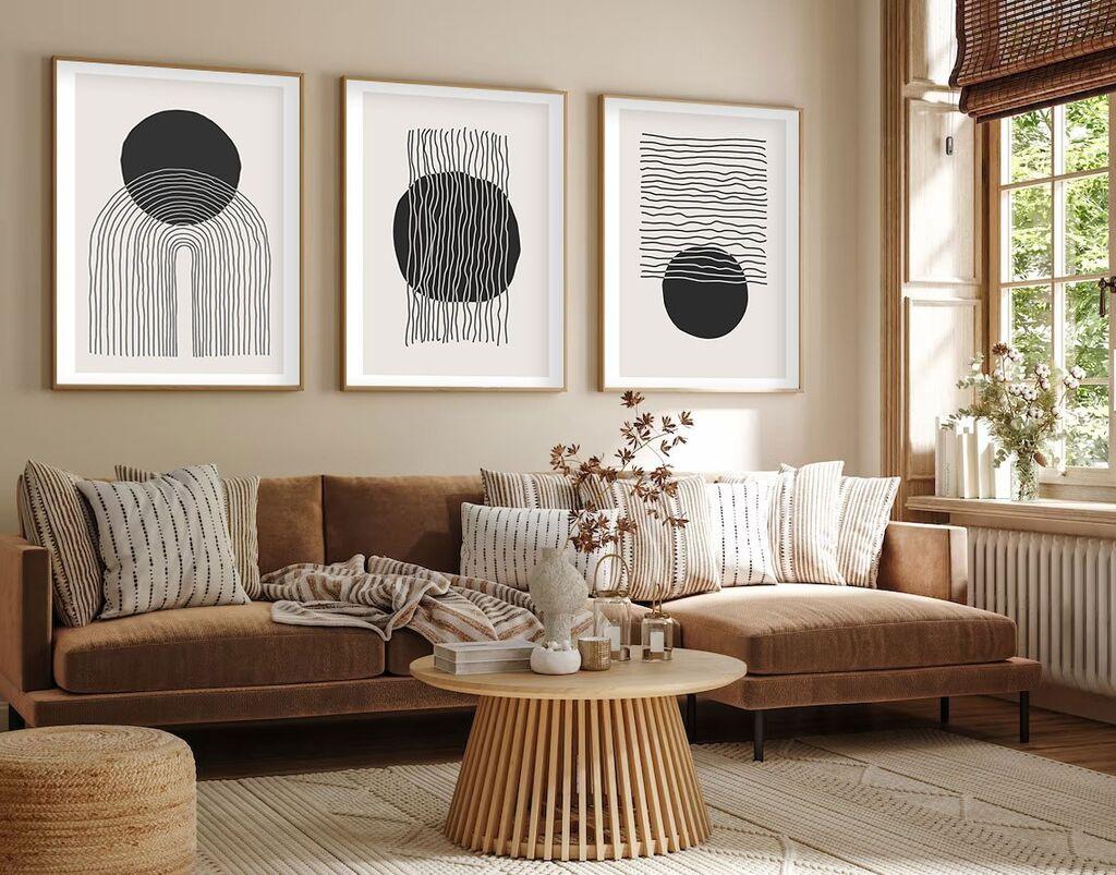 Wallity Uramljena slika Huhu213, 20x30 cm , 3 dela