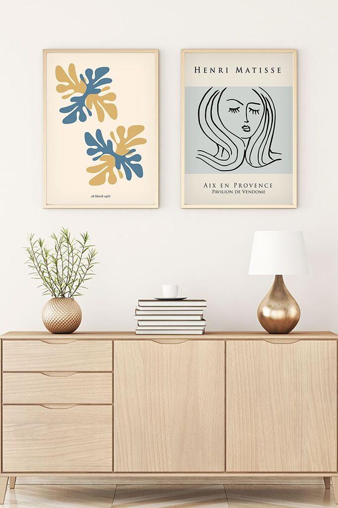 Wallity Uramljena slika Huhu174, 35x50 cm , 2 dela