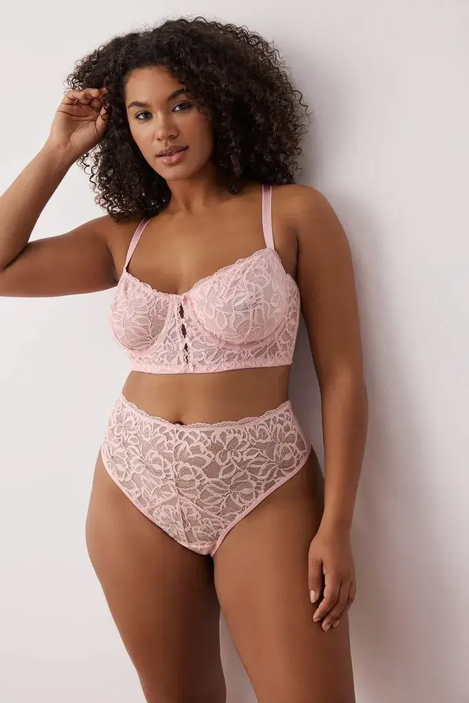 Trendyol Curve Ženski set donjeg veša Tbbaw26Dg00001, Svetloroze
