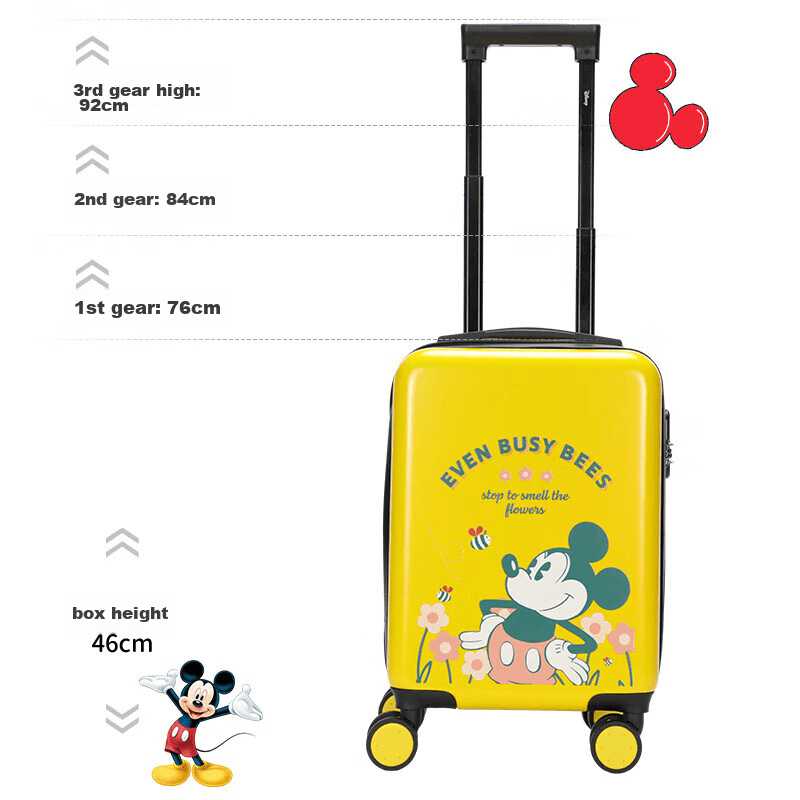 Mesuca X Disney Dečiji kofer, 40.6 cm, Žuti