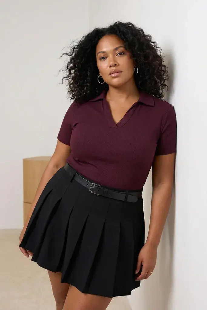 Trendyol Curve Ženska bluza Tbbss22Bz0750, Ljubičasta