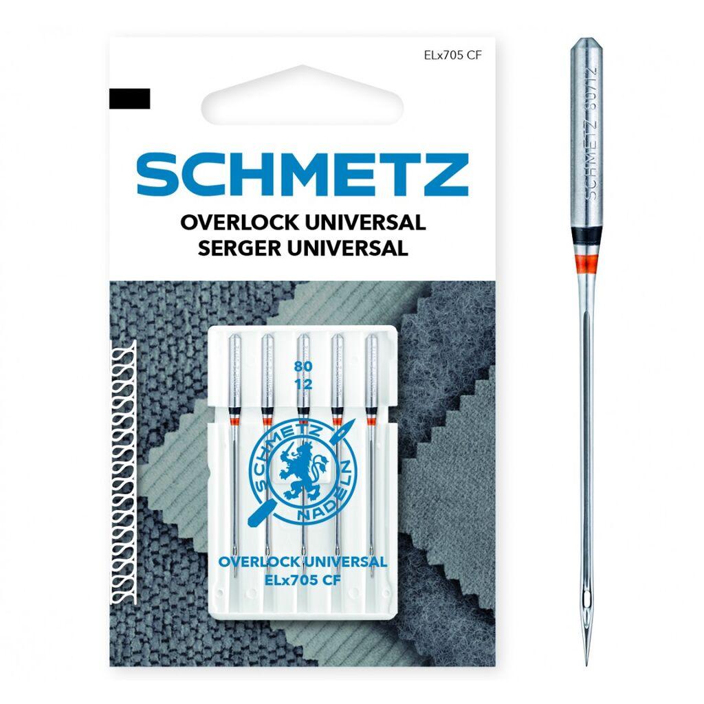 Schmetz Igle Universal Overlok ELx705, NM 80