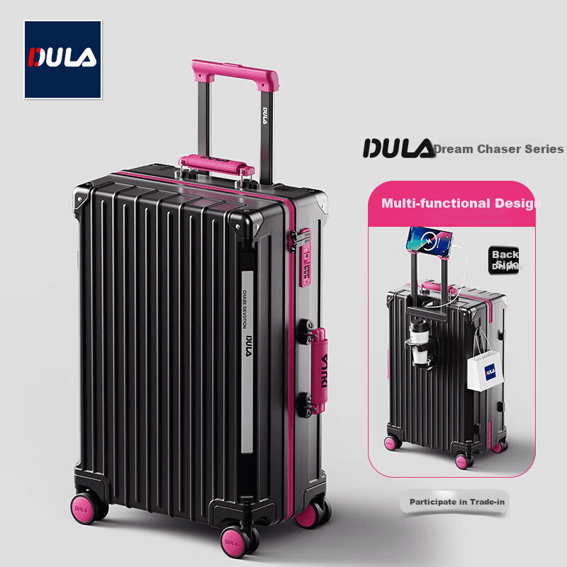 Dula Kofer, 60.96cm, Crno-roze