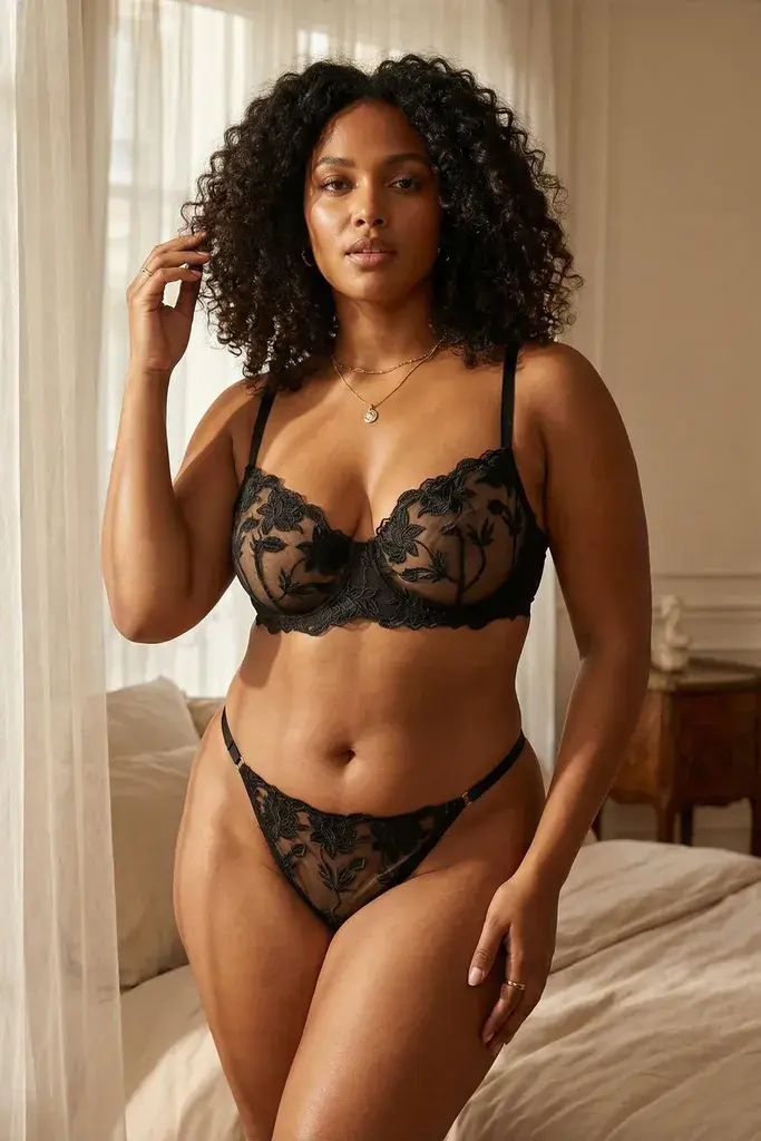 Trendyol Curve Ženski set donjeg veša Tbbaw26Dg00003, Crni