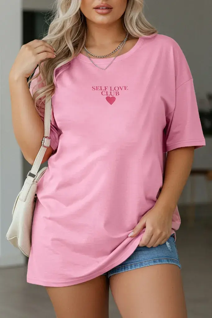 Trendyol Curve Ženska majica TBBSS24BF00011, Roze