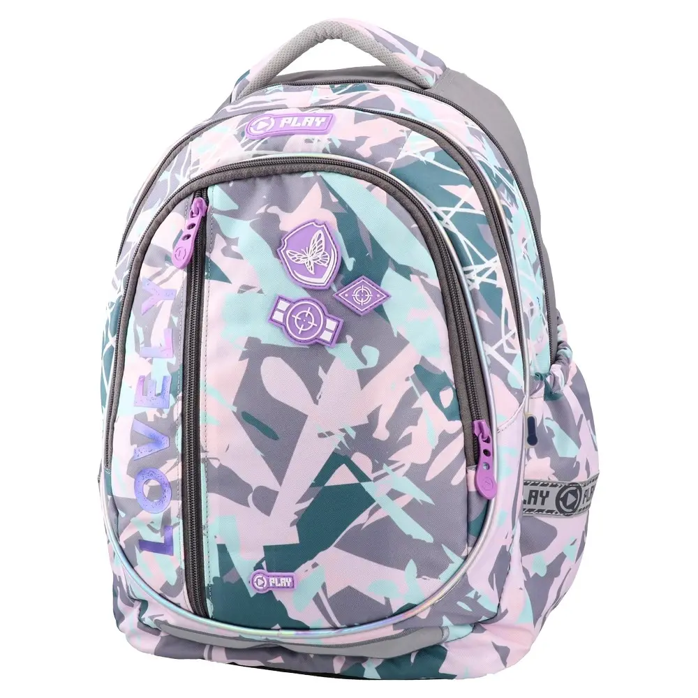 Play Ranac za devojčice Lovely Maxx, Anatomski, 41 x 31 x 21 cm, Šareni