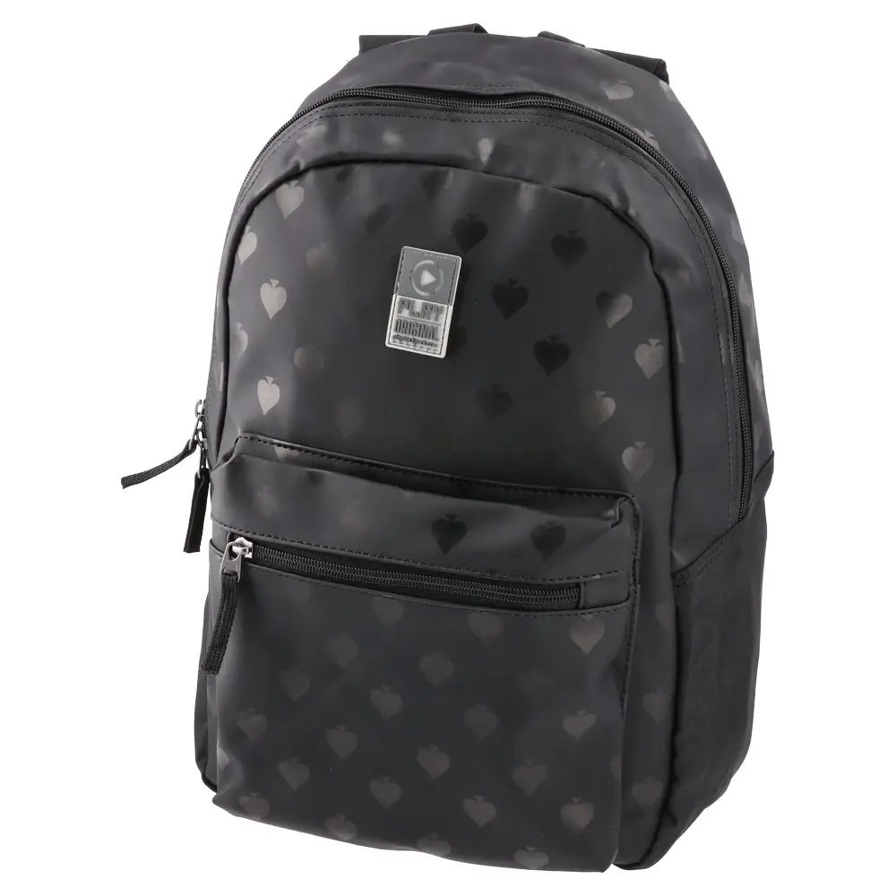 Play Školski ranac za devojčice X24 4Pack, 40x28x18cm, Crni