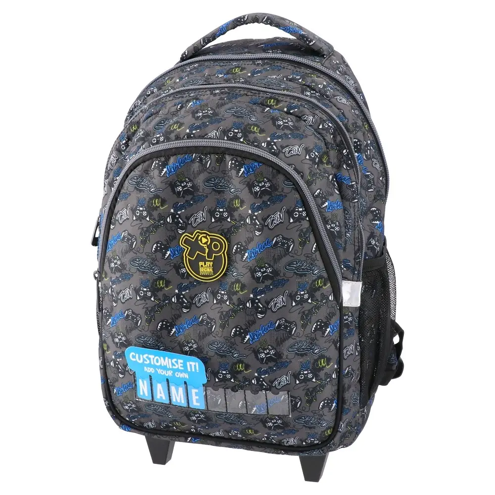 Play Ranac sa točkićima za dečake XP Gear Trolley, 49 x 34 x 24 cm, Tamnosivi