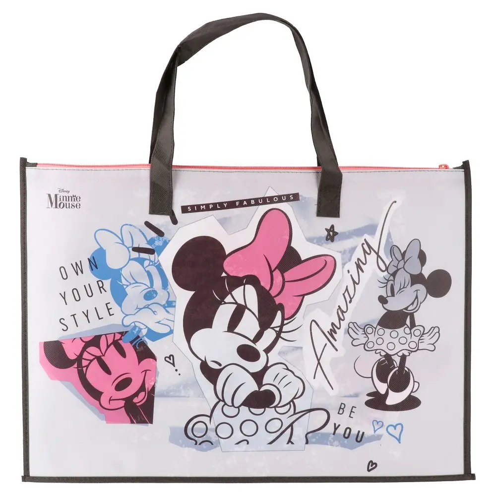 Torba za blok 5 Minnie Mouse Fabulous SB05, Bela