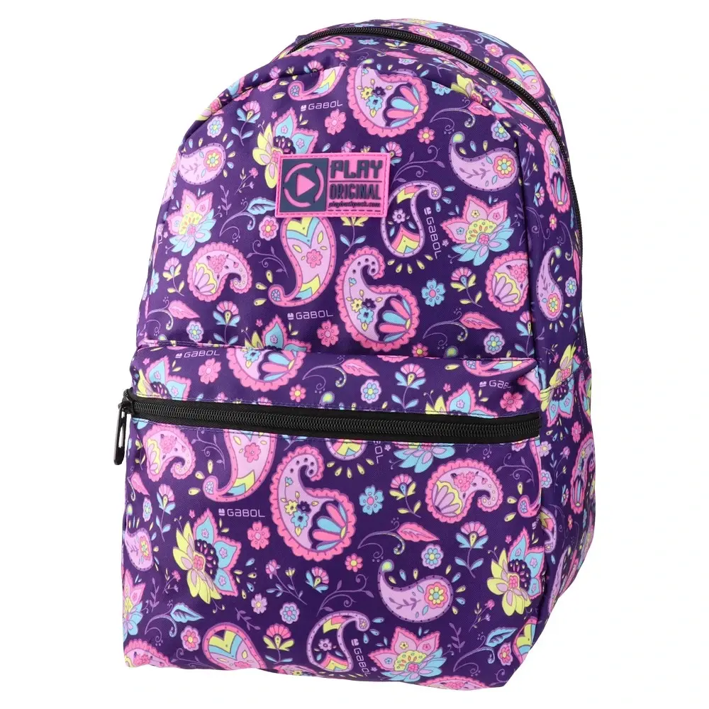 Play Školski ranac za devojčice X162 Xpack, 45x32x21cm, Tamnoljubičasti