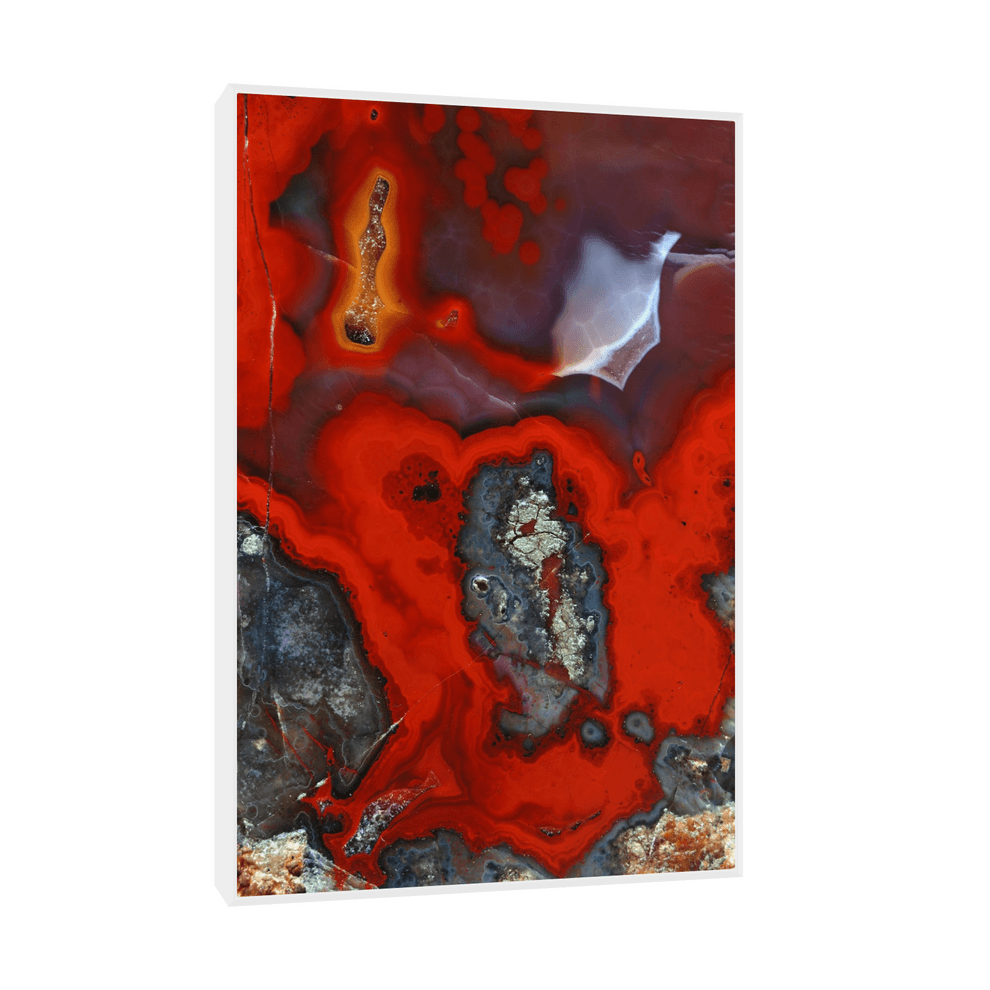 Canvas Slika na platnu Ahat, Sa ramom, 30 x 45 cm, Beli