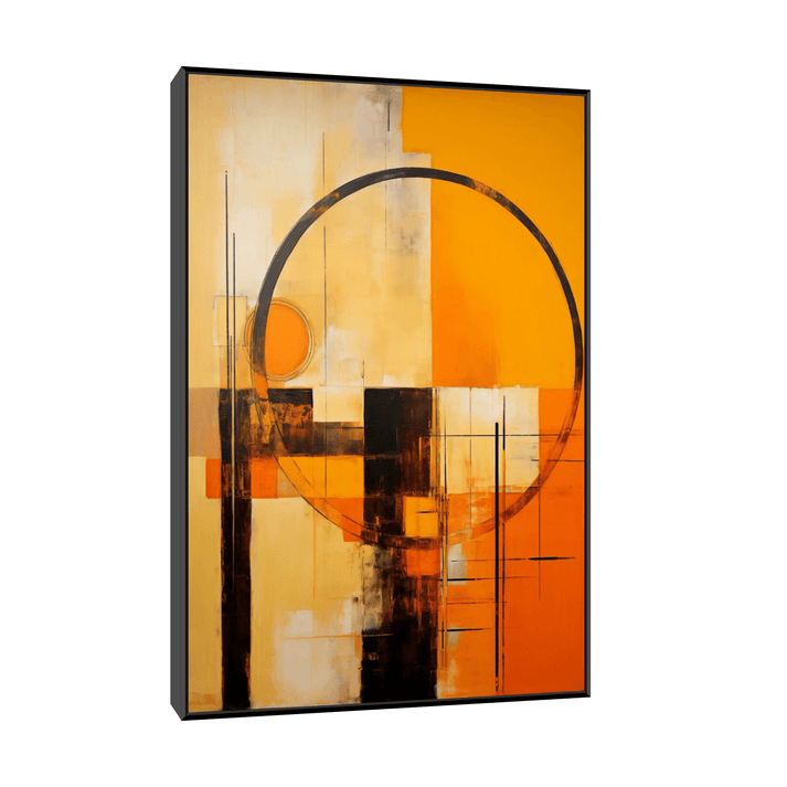 Canvas Slika na platnu Spokojstvo u haosu, Sa ramom, 100 x 150 cm, Crni