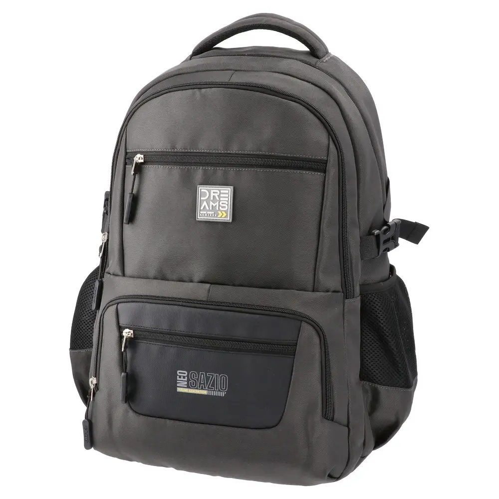 Sazio Neo Školski ranac za dečake Isora Pop cool, 43x30x18cm, Tamnosivi