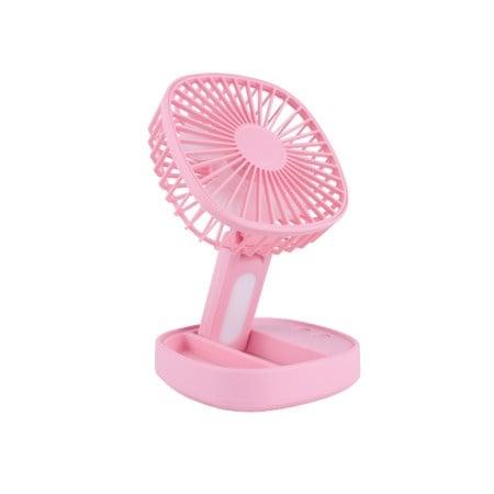 Prosto Stoni ventilator MF9413/P, USB-C, 5V, Roze