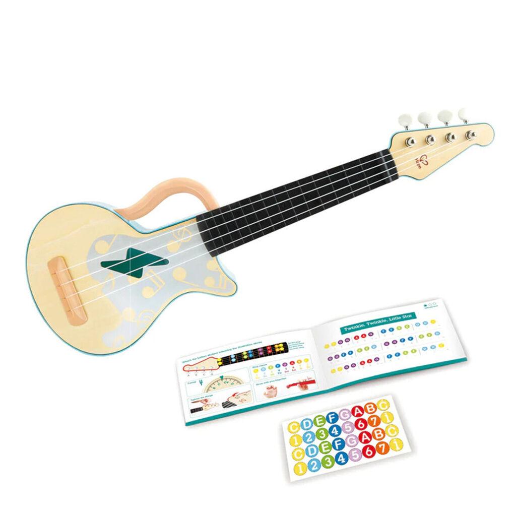 Hape Dečija drvena igračka ukulele E0626, 3+