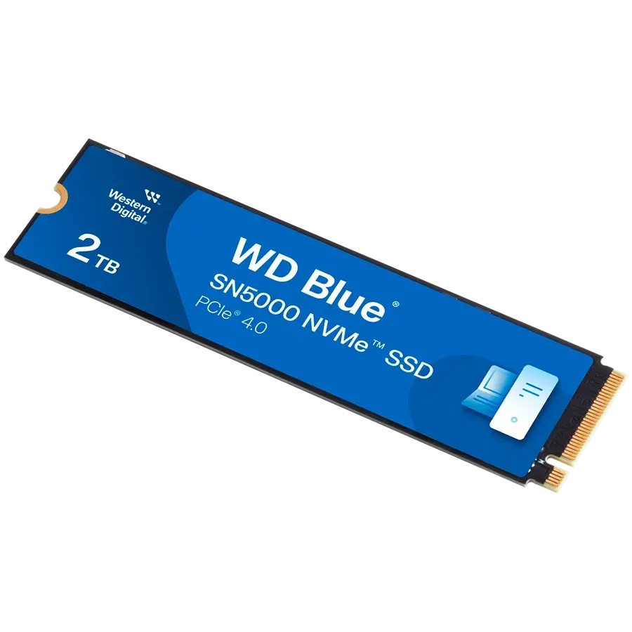 Western Digital SSD WD Blue SN5000, M.2 NVMe, 2TB, 5150/4850/MBs