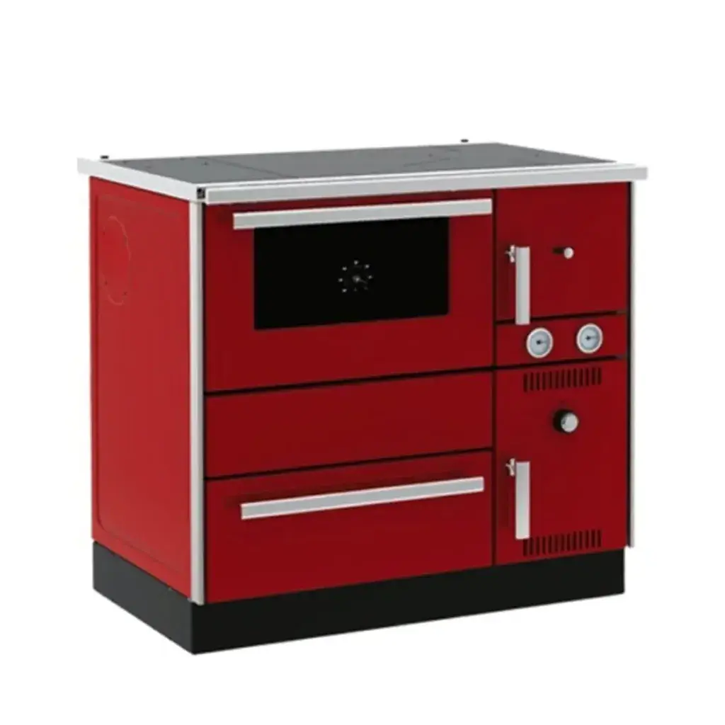 Alfa Plam Šporet na čvrsto gorivo Alfa Term 20 L NR Eco, 23 kW, Levi, Crveni