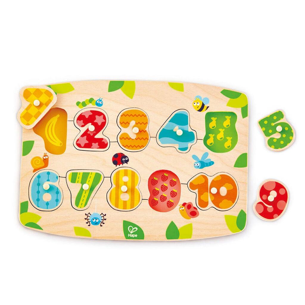 Hape Dečija drvena igračka slagalica E1404, 1+