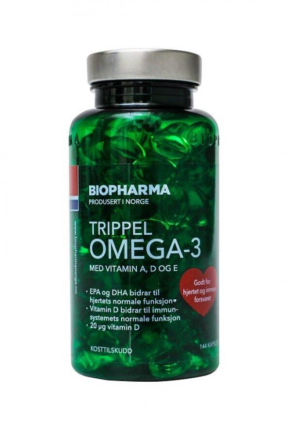 Biopharma Omega-3, 144 kapsule