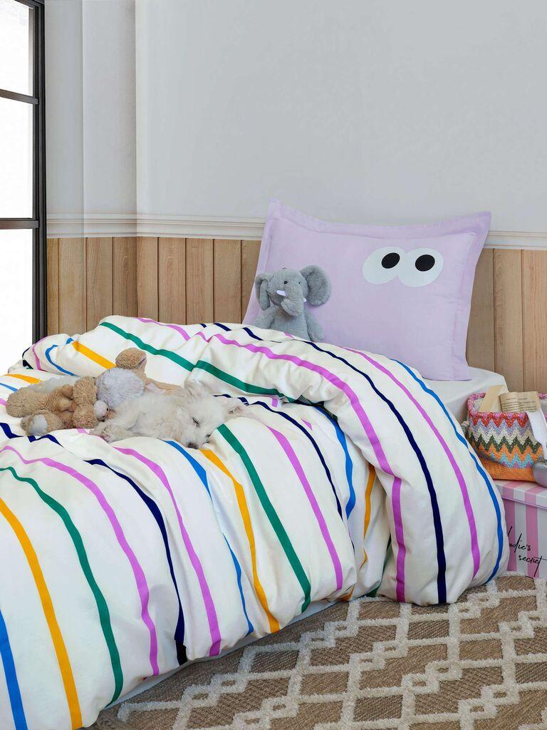 L'essentiel Maison Komplet posteljine Funny, 140x200 cm, Bela