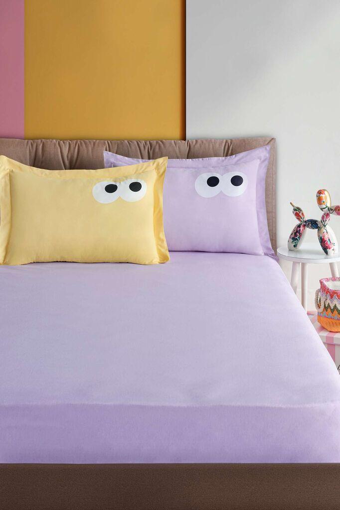 L'essentiel Maison Komplet posteljine Funny, 160x220 cm, Ljubičasti