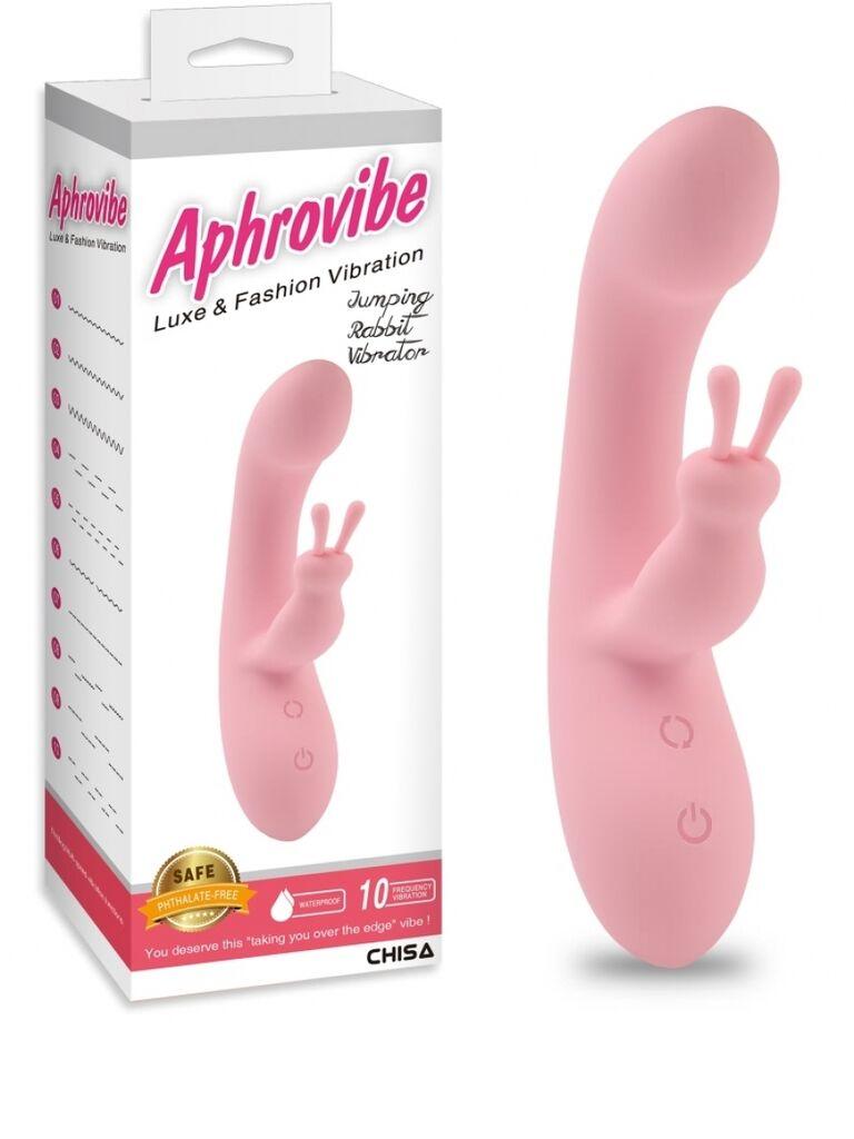 Vibrator Jumping Rabbit, 19.5cm, Svetloroze