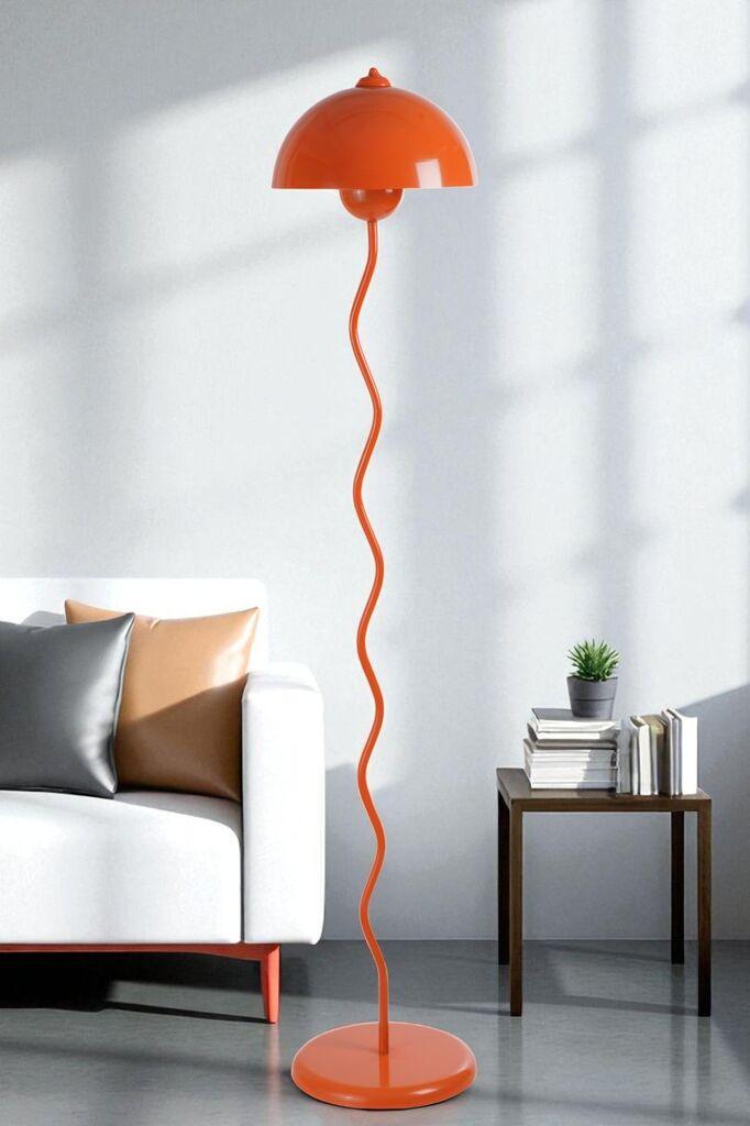 Opviq Podna lampa Eva, Narandžasta