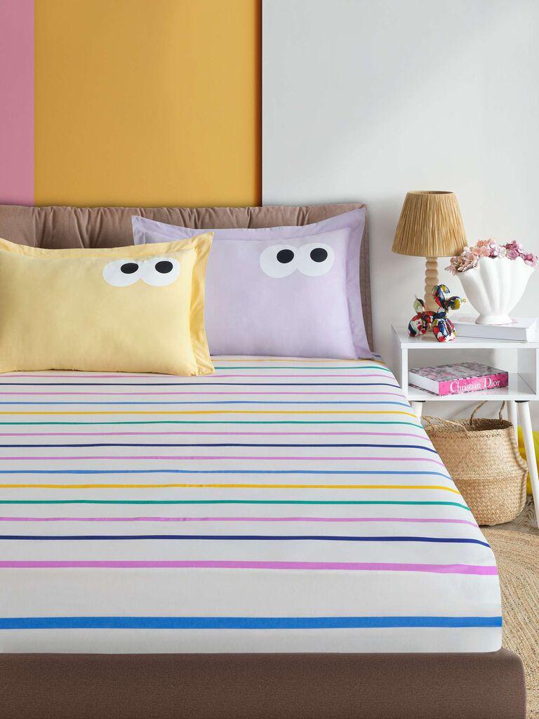 L'essentiel Maison Komplet posteljine Funny, 160x220 cm, Šareni