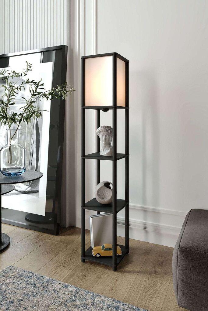 Opviq Podna lampa Tier, Crna