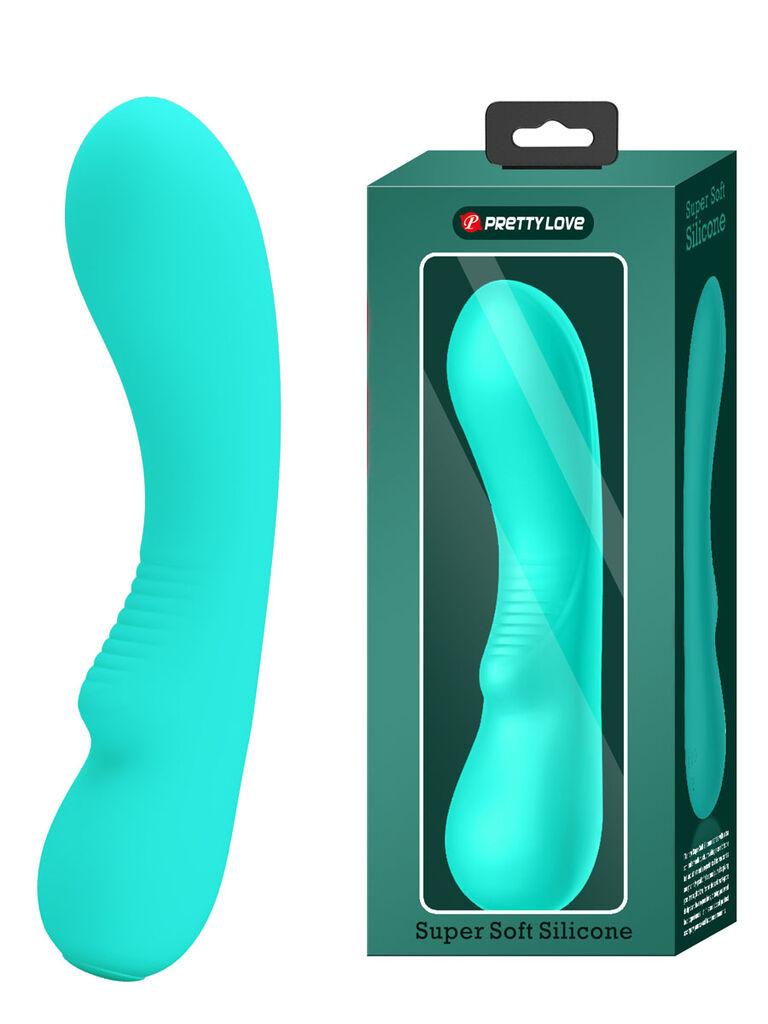 Vibrator Pretty love Matt, 19cm, Tirkizni