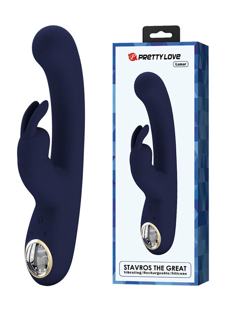 Vibrator Pretty love Lamar, 22cm, Ljubičasti